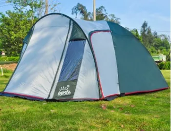 

Family 3-4 Person Tent Double Layer 1 Bedroom 1 Living Room Rainproof Party Hiking Car BeachTent Relief Outdoor Camping Tent