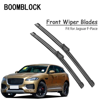 

Car Windshield Rubber Front Wiper Blades Arm Kit For Jaguar F-Pace 2017 2016 Windscreen Wiper Cleaning Brushes Accessories