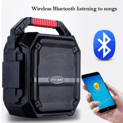 S35 Открытый Bluetooth аудио кадриль Динамик Беспроводной караоке сабвуфер Портативный карты плеер MP3 FM радио Поддержка AUX USB TF