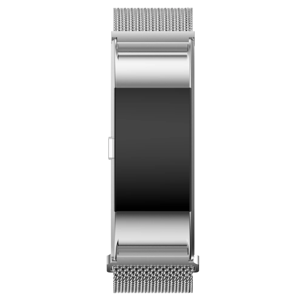 S/L Регулируемый магнитный Миланцы ремешок для Fitbit Charge 2 браслет Нержавеющая сталь металлический ремешок для Fitbit часы+ разъем