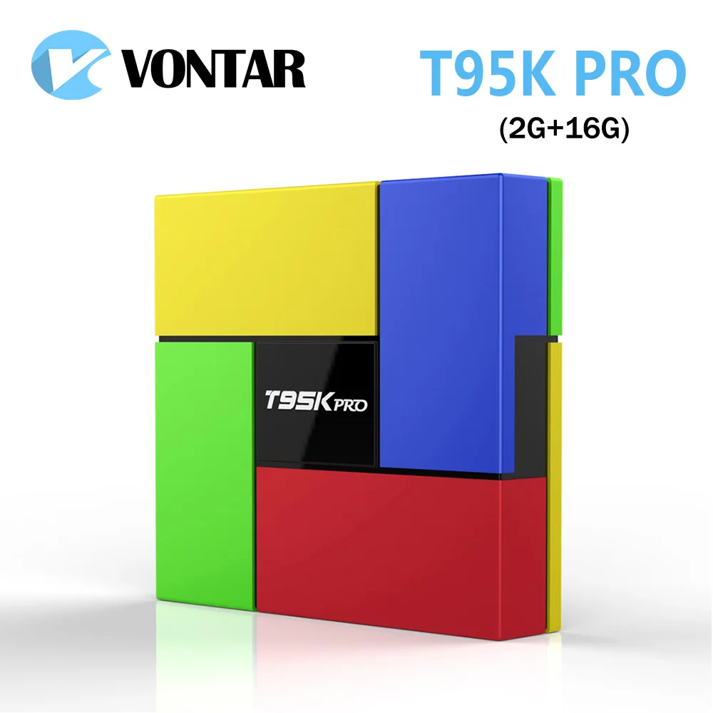 [Genuine] VONTAR T95K PRO 2GB 16GB Amlogic S912 Octa Core Andorid 6.0 TV BOX 2.4G/5GHz Dual WiFi BT4.0 4K H.265 VP9 Set top box