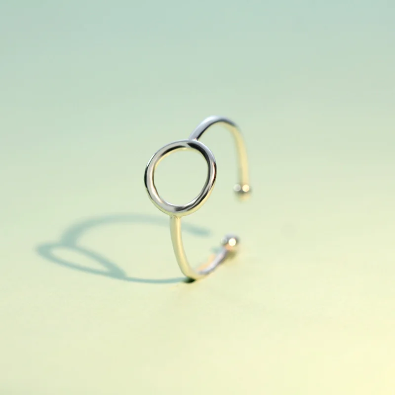 Trusta 925 пробы Серебряное модное ювелирное круглое коктейльное кольцо внутренний диаметр 1,3 см Размер Девочки Дети Рождественский подарок DS173