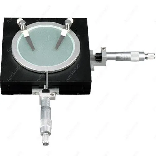 Amscope предоставляет 0.01 мм точные скользя Таблица-руководство почву для Микроскопы