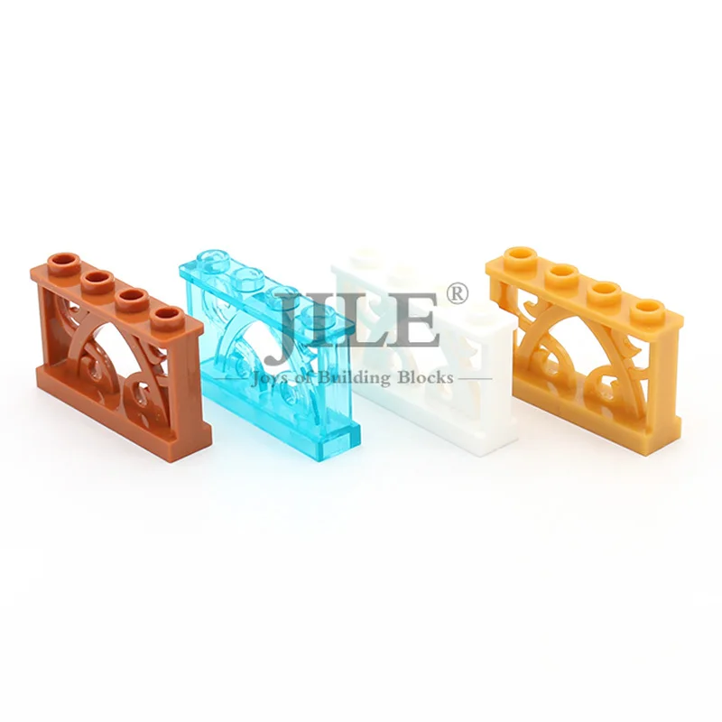 Moc سياج 1x4x2 الزينة مع 4 ترصيع 19121 مدينة الشارع الرؤية تزيين DIY تنوير بناء كتلة الطوب متوافق الجسيمات Moc سياج 1x4x2 الزينة مع 4 ترصيع 19121 مدينة الشارع الرؤية تزيين DIY تنوير بناء كتلة الطوب متوافق الجسيمات