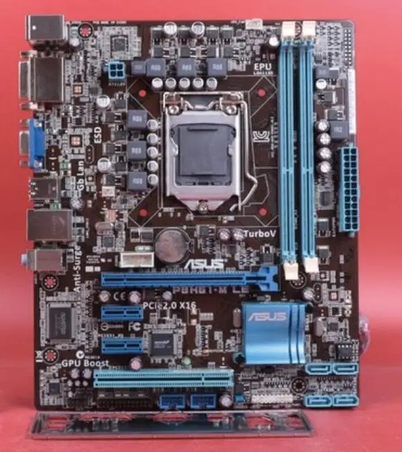 

ASUS P8H61-M LE motherboard Socket LGA 1155 DDR3 16GB support I3 I5 I7 desktop mainboard