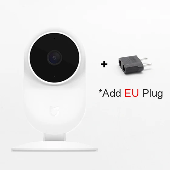 Xiao mi jia Smart IP камера 1080P Wifi 2MP P2P Двусторонняя аудио mi домашняя камера безопасности 130 широкоугольная камера ночного видения CCTV - Цветной: Add EU Plug