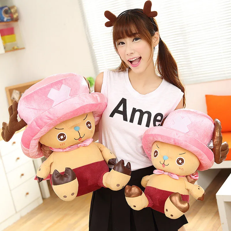 2017 Anime One Piece Tony Tony Chopper Plush Toys Cute Kids Cartoon Chopper Soft Stuffed Dolls Gift for Baby Kids Children Friends 30cm  (3)