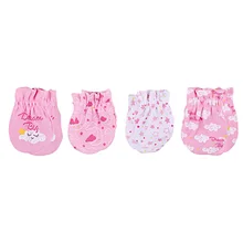 Модные детские Перчатки унисекс 0-6 м bebe accessorise из хлопка для мальчиков и девочек безопасности Скретч варежки новорожденных детские варежки