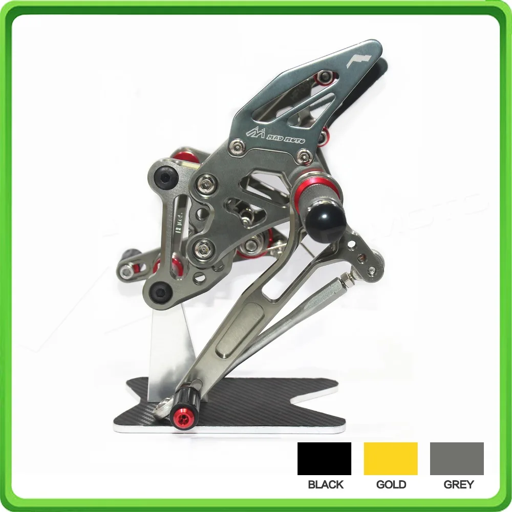 CNC Adjustable Rearsets Rear set sets Foot Rest Pegs Pedal for KTM 1290 SUPER DUKE R 2014 2015 2016 (50)