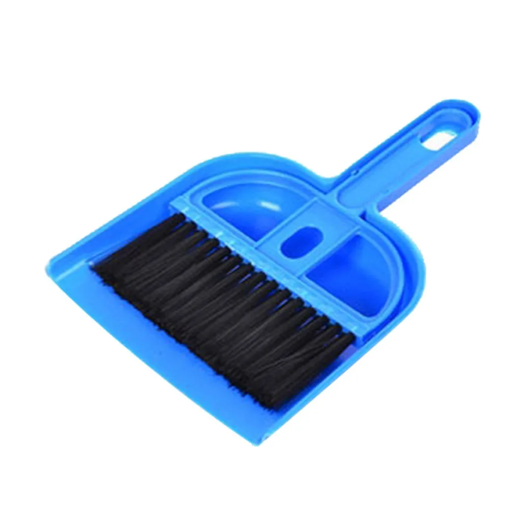 

* Lovely 1PC Three Colors Mini Desktop Sweep Cleaning Brush Small Broom Dustpan Set Gifts High Quakity Plastic articulo 0.904