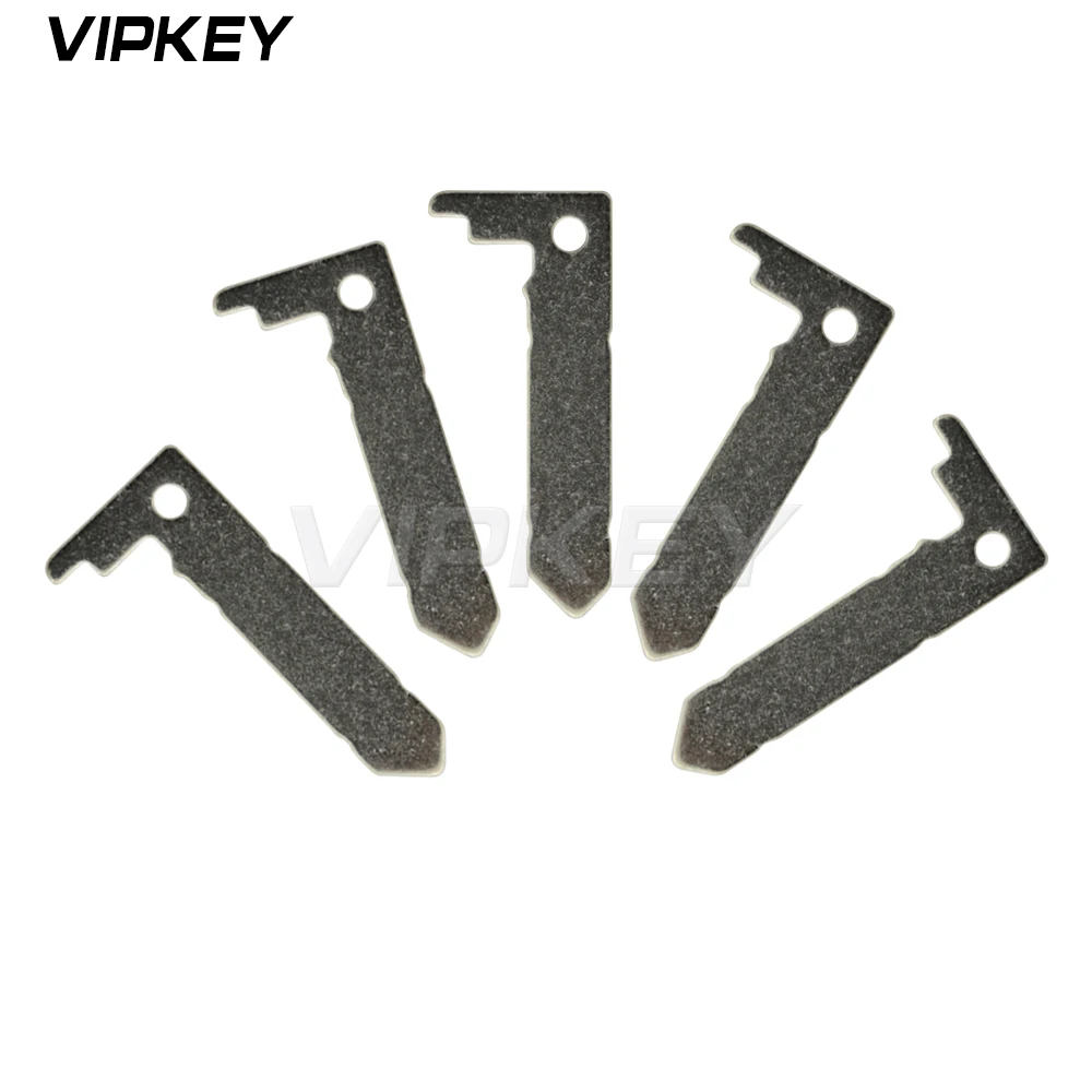 Remotekey 5pcs Replacement Smart Emergency Key Blade For Honda New Type Insert Blade