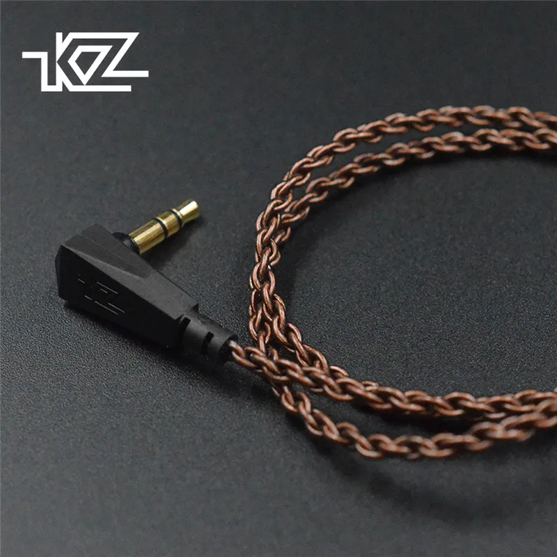 KZ оригинальный кабель высокой чистоты бескислородная медь витая обновленная