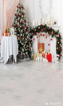 

Christmas Tree Backdrop Photography Winter Theme Floor Photographic Background For Photo Studio K-11017
