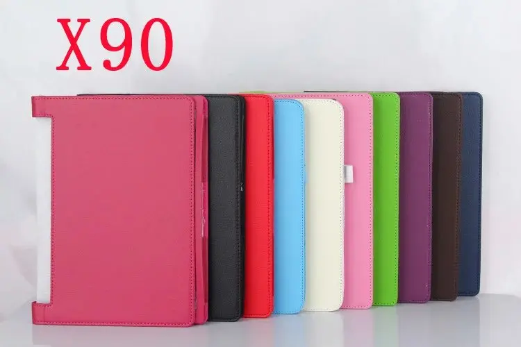 Чехол-книжка из искусственной кожи с зернистой фактурой для Lenovo YOGA Tab 3 Pro 10 X90