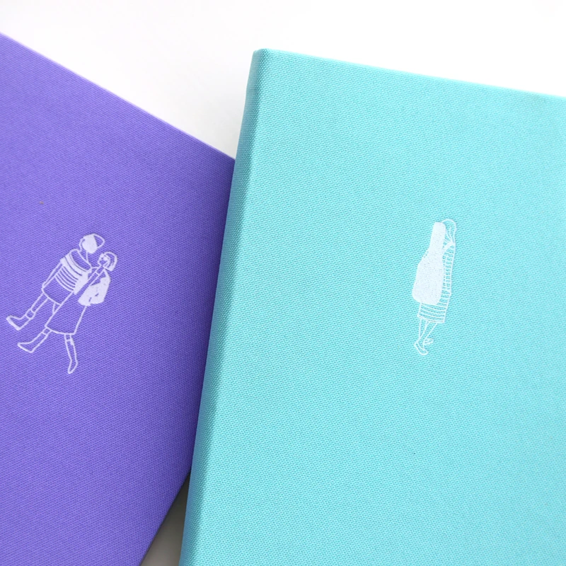 joytop notebook a5 h5 hardcover clear elegant stationery cloth solid
