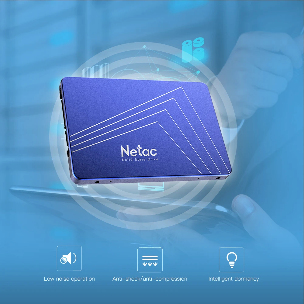 Netac SSD жесткий диск 960 Гб SATA3 N500S 960 ГБ SATA6Gb/s 2,5 дюйма твердотельный накопитель SSD 3D TLC Nand флэш-жесткий диск для ноутбука