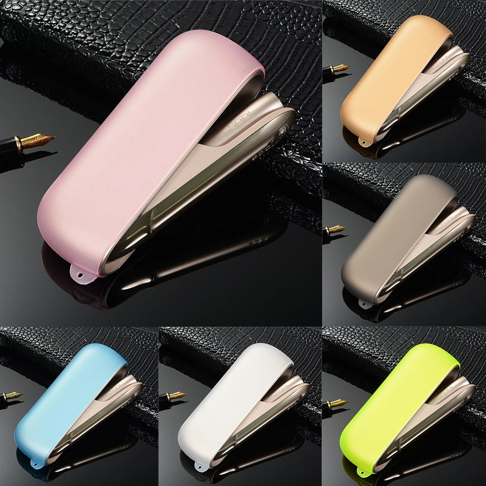 

Luxury Matte Soft Cover Case For IQOS 3.0 Cigarette Accessories Carrying Full Protective Non-Slip Case For IQOS3 Fashion Lanyard