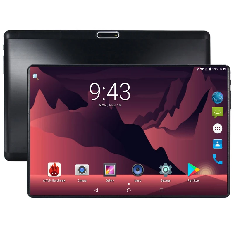 

New Global 10 Inch tablet Wifi Android 7.0 Quad Core 1280X800 IPS 2.5D Touch Screen RAM 2GB ROM 32GB GPS tablet 10.1 +Gifts