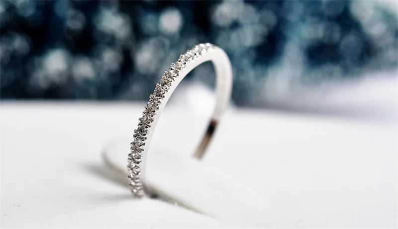 Яньхуэй, не линяет,, чистое серебро 925 пробы, кольца с кубическим цирконием, обручальные кольца, свадебные ювелирные изделия для женщин JZ002