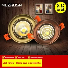 СВЕТОДИОДНЫЙ модный китайский стиль светодиодные фары античный медный свет винтажные прожекторы Классическая COB3W~ 20 W