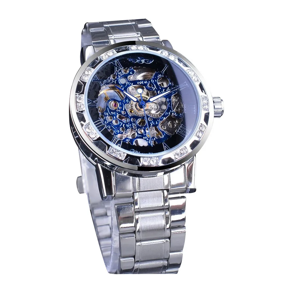 T-WINNER Мужские механические часы, Модные полые Роскошные Дизайнерские ...