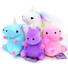 Kids Birthday Gifts 12 CM Action Figure Unicornio Soft Stuffed Plush Doll Toys Rainbow Unicorn Pendant Kids Birthday Gifts 12 CM Action Figure Unicornio Soft Stuffed Plush Doll Toys Rainbow Unicorn Pendant