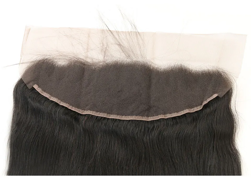 Hair Villa Remy Peruvian Straight Lace Frontal Closure 13x4 Pre plucked Human Hair Ear to Ear Human Hair Free Part Lace Frontal (8)