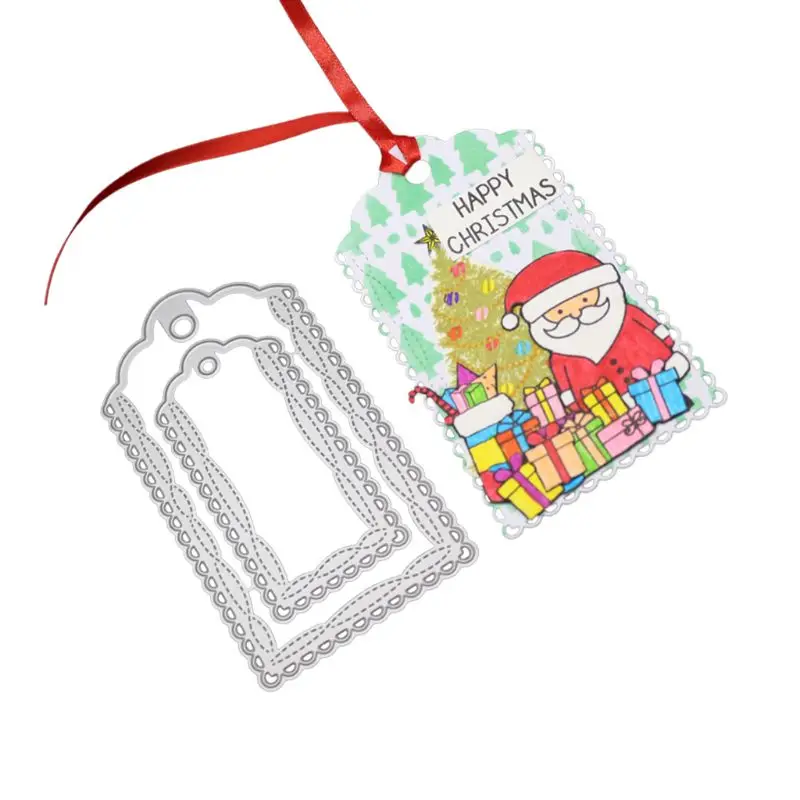 

Hanging Tag Metal Cutting Dies Stencil DIY Scrapbooking Album Stamp Paper Card Embossing Crafts Decor