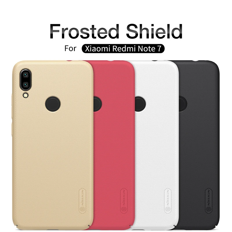 

Xiaomi Redmi Note 7 pro Case NILLKIN Frosted PC Matte Hard Back Cover Case for Redmi Note 7 gift phone holder