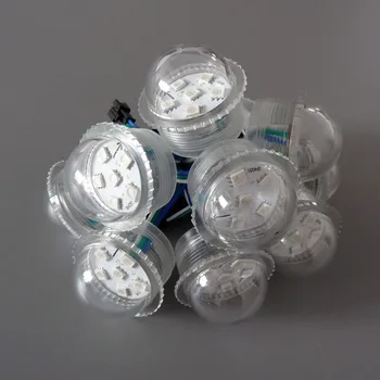 

DC12V UCS1903 6LEDs 36mm Diameter SMD 5050 RGB Pixel Light LED Module Digital Blub Waterproof IP68 For Advertising Board Display