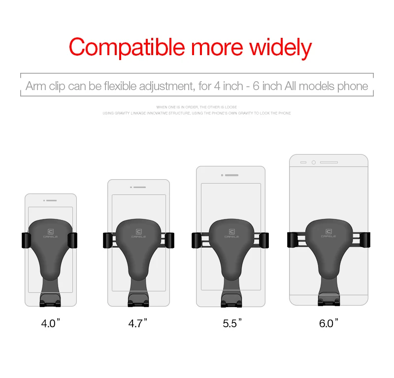 Gravity sensing holder