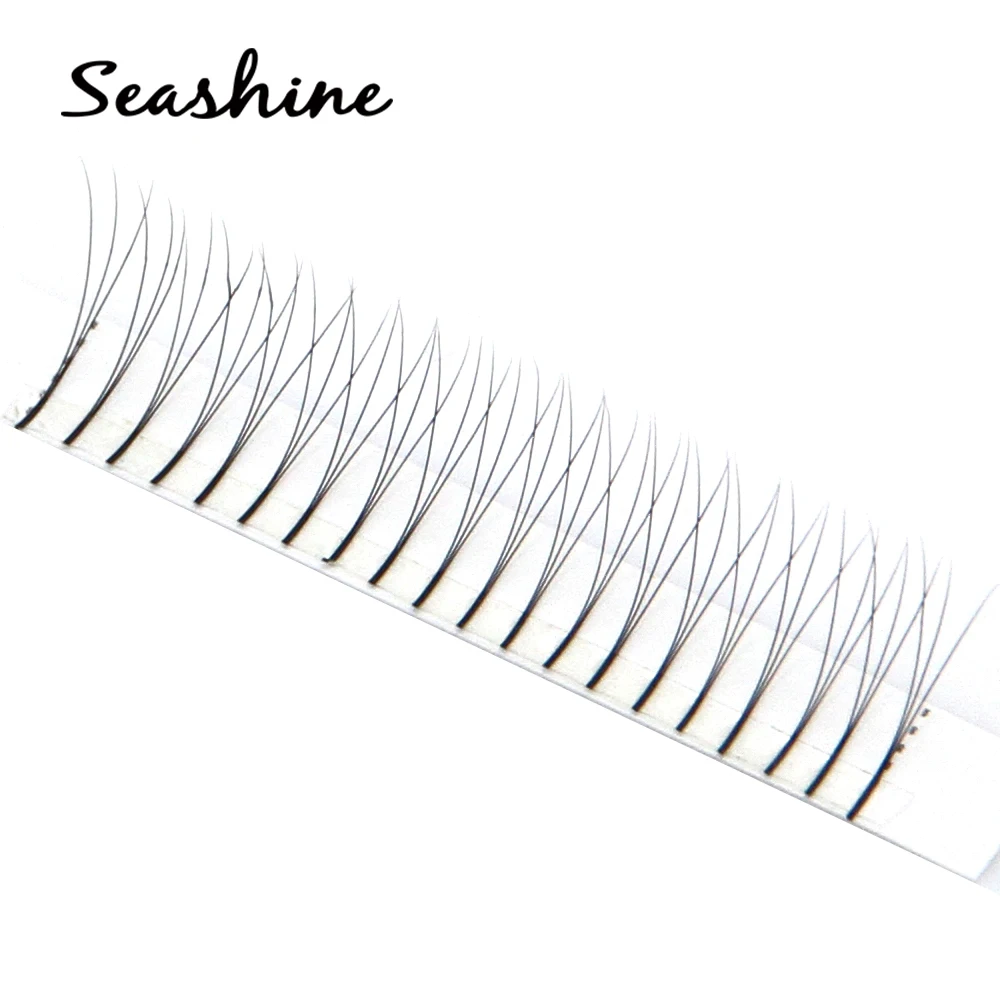 

Seashine 12 Lines 2400 fans 10 trays lot! Premade Volume Lash 3D Fans Natural Eyelash Extensions W Cluster Volume Free Shipping