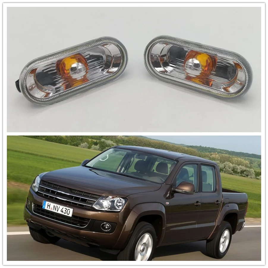 2 шт. для VW Amarok 2012 2013 автомобильный Стайлинг боковой маркер указатель поворота лампа повторитель