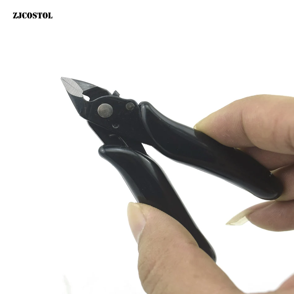 

ZJCOSTOL 3.5 Inch Pliers Diagonal Wire Cutter Mini Cutting Electronic Pliers Non-slip Handle Model Pliers DIY Hand Tools