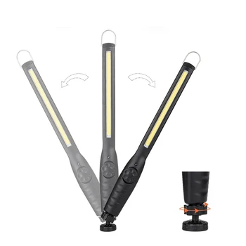 

Portable Flashlight COB LED Working Light USB Rechargeable Torch Magnetic Lantern Outdoor Camping Car Repairing Lamp