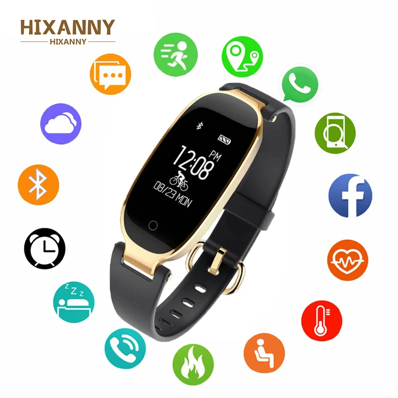 

Color Screen Waterproof Plus Smart Watch Women Ladies Heart Rate Monitor Smartwatch relogio inteligente For Android IOS reloj