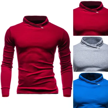 

WBDDT Casual Solid Cotton Pullover Hoody Men Hoodies Hip Hop Zipper Neck Sweatshirts Outerwear Coat Drop Shipping