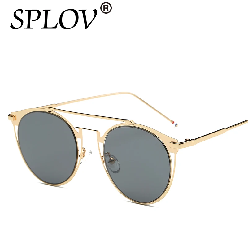Винтажные цветные металлические солнцезащитные очки, модные мужские солнцезащитные очки, роскошные брендовые солнцезащитные очки, фирменный дизайн с коробкой для женщин