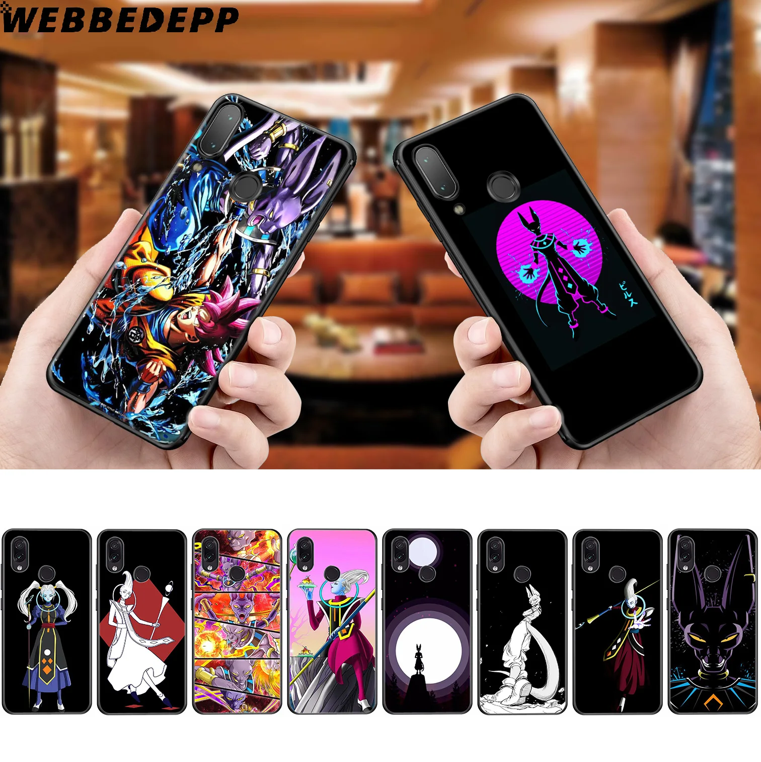 WEBBEDEPP Dragon Ball Z Whis beerus мягкий чехол для Xiaomi Redmi K20 7A 4A 4X 5 5A 6 6A S2 Note 8 4 7 Pro Plus Prime |