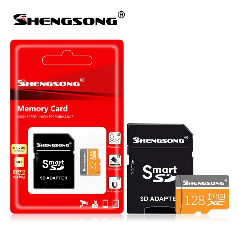Лучший Новый Micro SD Card 8 GB 16 GB 32 ГБ, 64 ГБ и 128 ГБ карты памяти класс скорости 10 U1 A1 флэш карта памяти Micro SD SDXC SDHC с адаптером как подарок