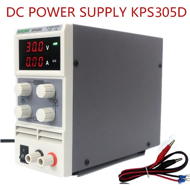 

KPS305D Switch DC Power Supply 30V 5A 0.1V 0.01A Adiustable Double LED Digital Display Laboratory Voltage Regulator