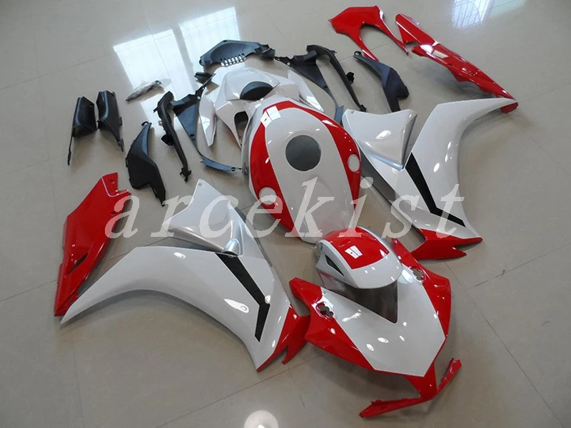3 Подарки ABS обтекатели комплект Подходит для Honda CBR1000RR 2012 2013 CBR 1000RR для детей возрастом 12, 13, 14, 15, 16 обтекатель, цвет красный, белый глянцевый