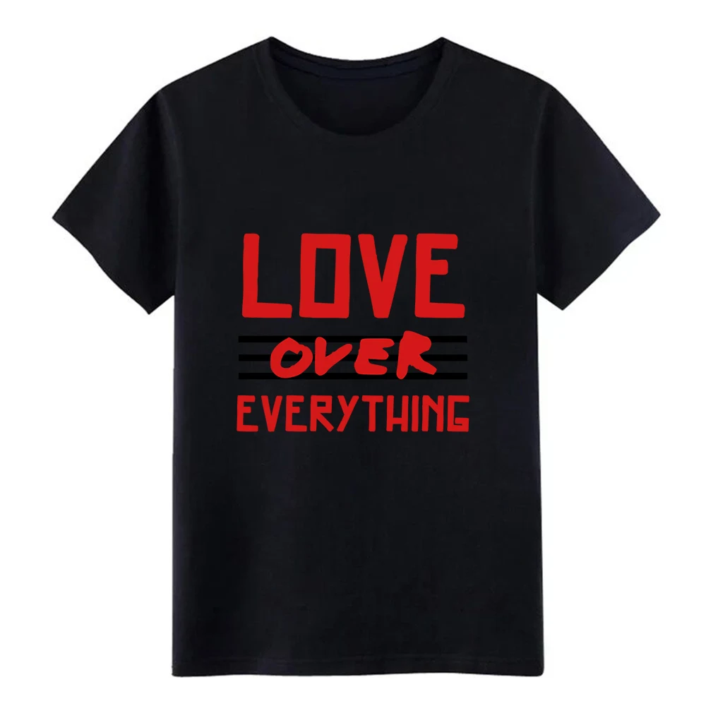 cheap LOVE Over Everything t shirt Customized tee shirt round Neck Vintage Sunlight Building Spring Novelty shirt