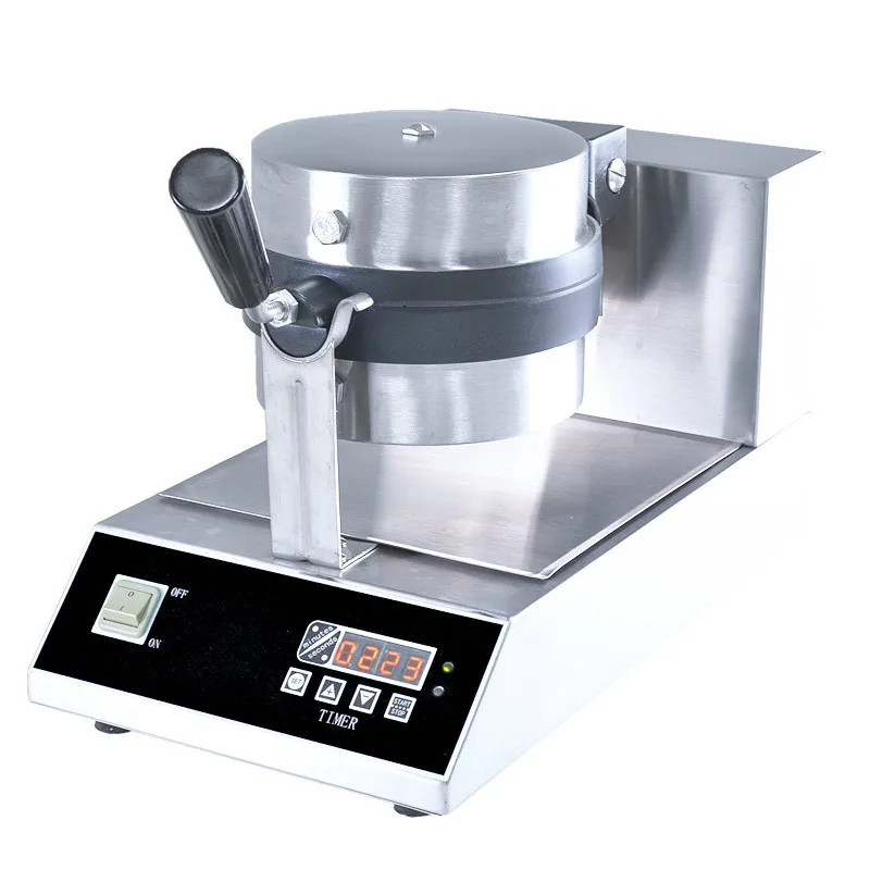 110/220V Commercial Electric Waffle Maker LCD Electric Digital Rotary