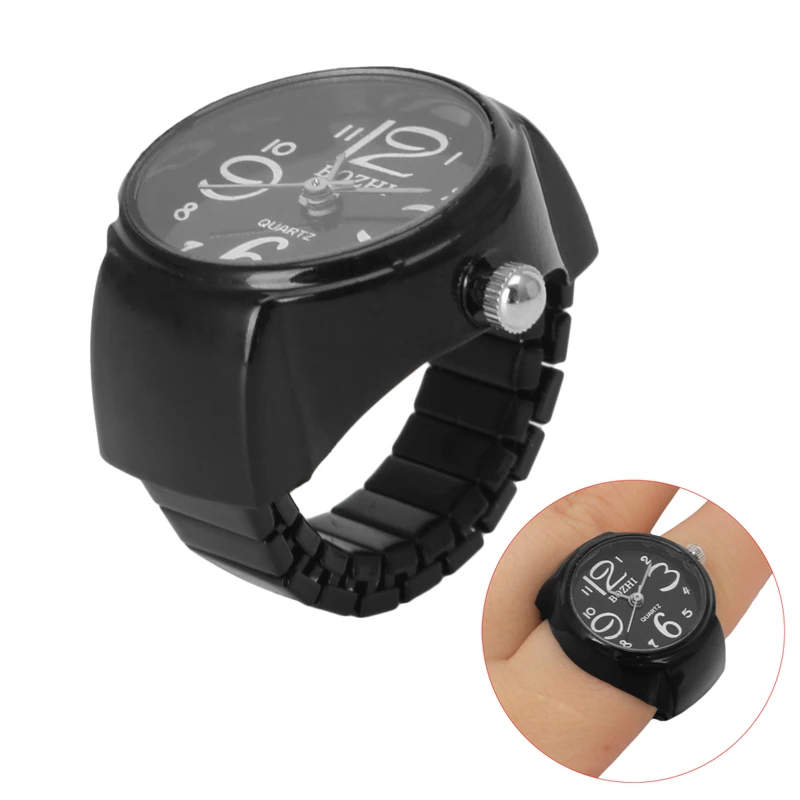

Watch Round Metal Creative Numerals Ring Table Quartz Unisex 22MM