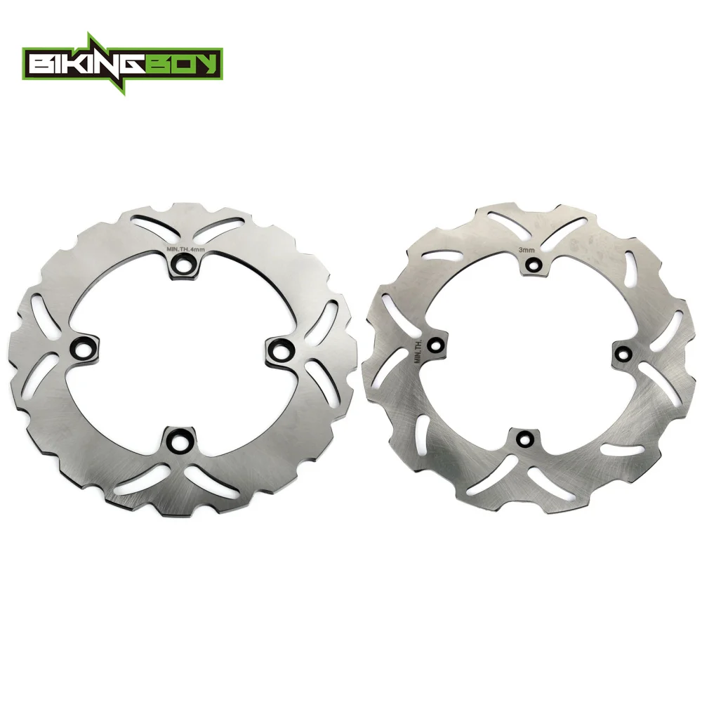 

BIKINGBOY Front Rear Brake Disc Disk Rotor For HONDA XR250R 90-04 XR400R 95-05 XR600R 88-04 XR650R 00-08 CRF 230 L XL250R SL 230