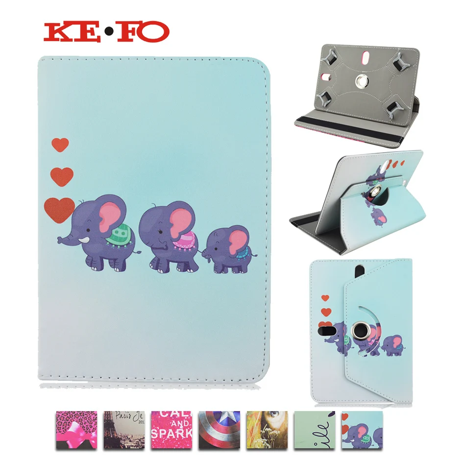 

Rotation PU Leather Cover Case RUSSIA For SUPRA M74AG For Asus Memo Pad HD 7 Me173x 7.0 inch Universal Tablet cases M4A92D