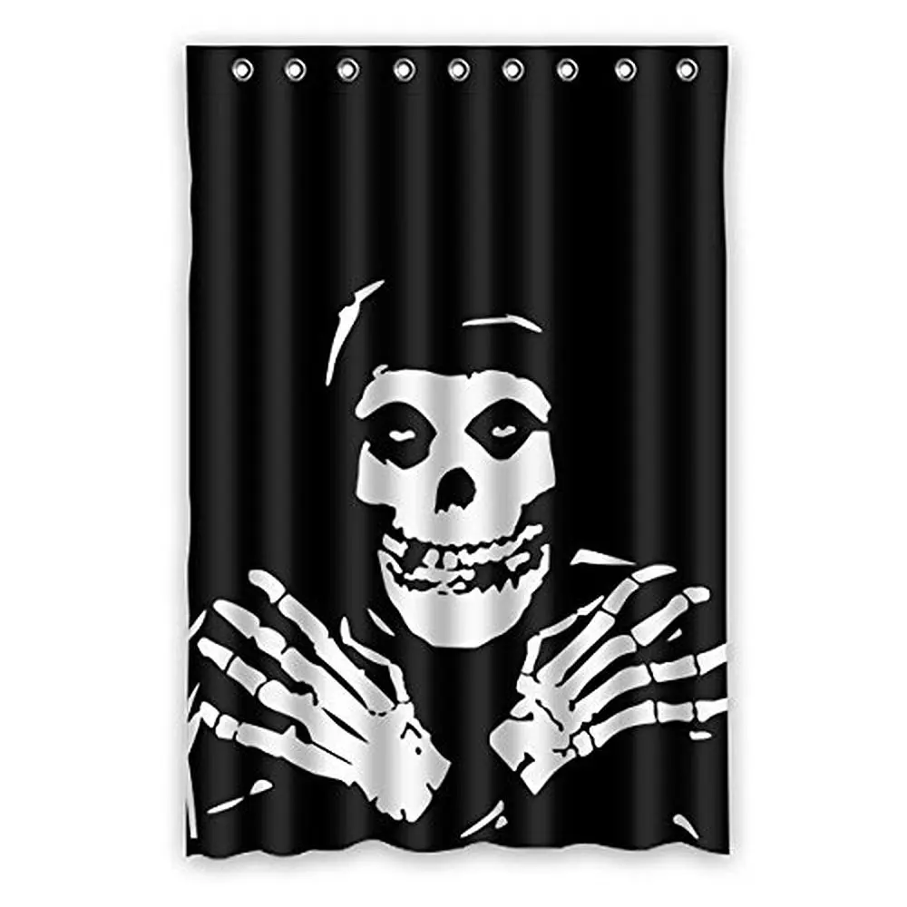 Universal Hip hop Style Skull Personalized Custom Waterproof Shower