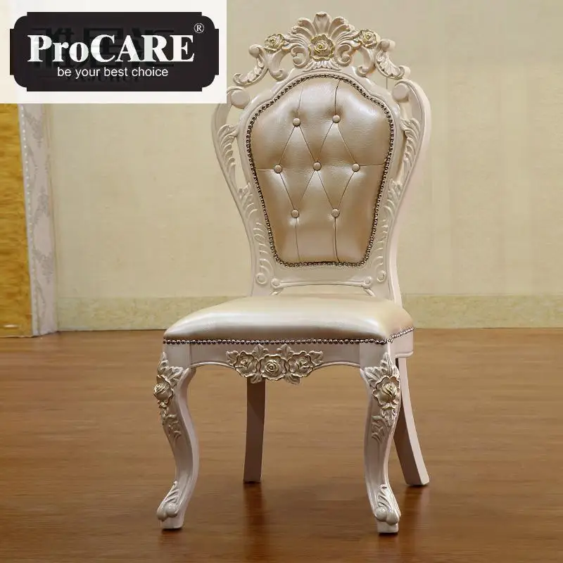 Us 450 0 Dining Chair New Clical Simple Solid Wood Leisure Leather Table In Room Sets From Furniture On Us 450 0 Dining Chair New Clical Simple Solid Wood Leisure Leather Table In Room Sets From Furniture On