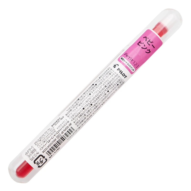 Pilot Япония Petit мини авторучка 0,3 мм SPN-20F ребенок студенческий подарок - Цвет: 3 pink cartrides